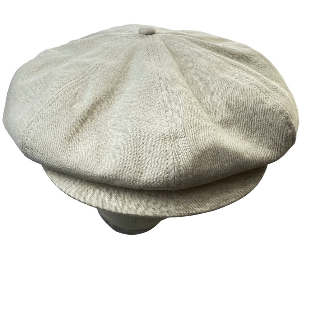 Stewart of Scotland est 1872 Stylish Linen Flat Cap Newsboy